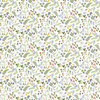 Northcott Country Mouse DP29009-10 Floral Fern Toss White Multi | SOLD BY THE HALF-YARD
