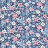 Tilda Village Life 100699 Esther Blue Packed Ditsy Floral | SOLD BY THE HALF-YARD