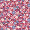 Tilda Village Life 100695 Esther Burgundy Ditsy Floral | SOLD BY THE HALF-YARD