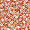 Tilda Village Life 100685 Esther Rust Packed Ditsy Floral | SOLD BY THE HALF-YARD
