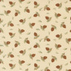 Northwoods Lodge by Deb Strain for Moda 59195 11 Pine Cones Toss Natural | SOLD BY THE HALF-YARD