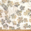 Hoffman Bali Batik X2664-64 Tan Grape Leaves Swirl | SOLD BY THE HALF-YARD