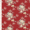 Pre-Order Tilda Merry Little Christmas Carol Burgundy Floral 100622 | SOLD BY THE HALF-YARD