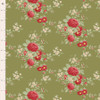 Pre-Order Tilda Merry Little Christmas Carol Floral Moss 100632 | SOLD BY THE HALF-YARD