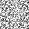 Benartex Domino Effect 12422-12 Flower Foliage White/Black | SOLD BY THE HALF-YARD