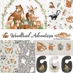Woodland Pals Foxes by Robert Kaufman Fabrics 