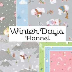 Christmas Flannel, Hedgehog FLANNEL Fabric