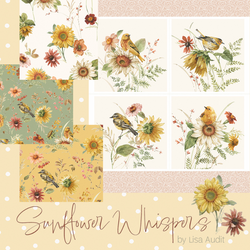 Sunflower Whispers by Lisa Audit for Riley Blake Sunflower Whispers by Lisa Audit for Riley Blake