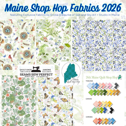 Maine Shop Hop 2026 Fabrics by Salt and Sky Studio