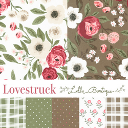 Moda Lovestruck by Lella Boutique 5190 16 Bramble Gardensweet Floral Roses