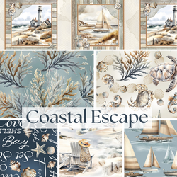 Coastal Escape by Nicole DeCamp for Benartex