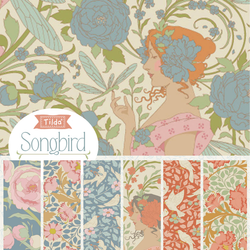 Tilda Songbird by Tone Finnanger for Tilda Fabrics