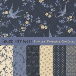 Bluebird's Nest from Kansas Troubles Quilters Bluebird's Nest from Kansas Troubles Quilters