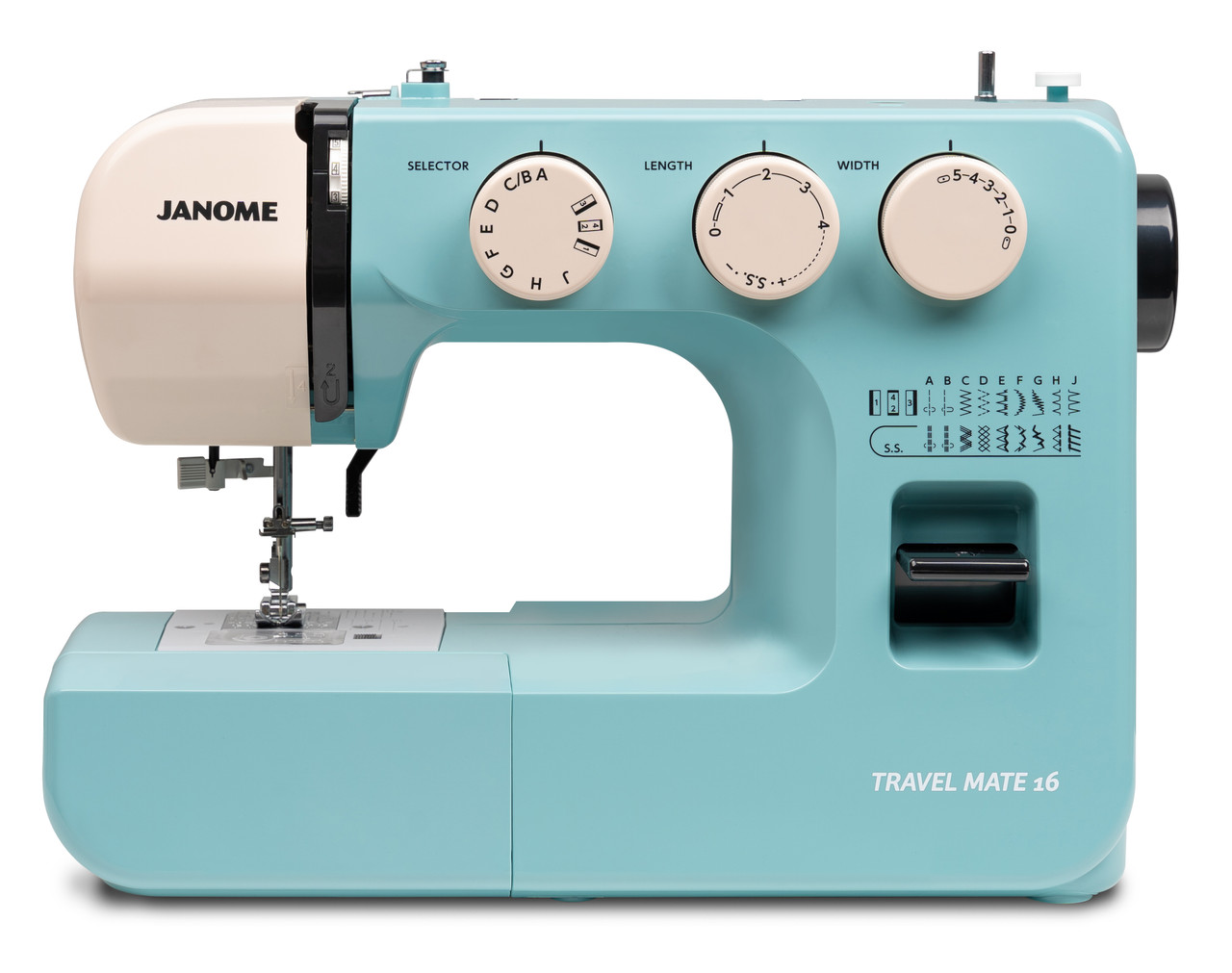 Janome Travel Mate 16 TM16 Sewing Machine - Seams Sew Perfect