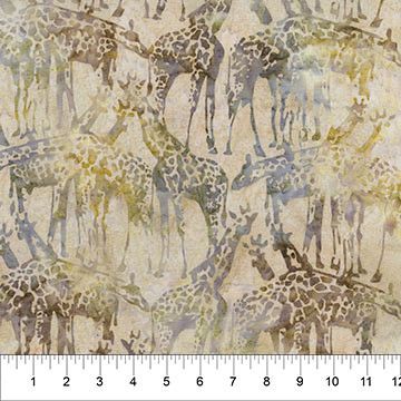 rehacer × WILD THINGS Banyan Batiks On The Wild Side 80941-34 Giraffes| Per Half Yard