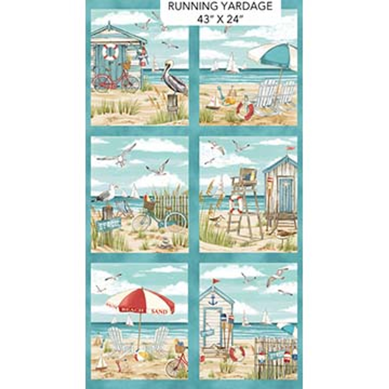 Beach Therapy fabrics by Deborah Edwards for Northcott Fabrics