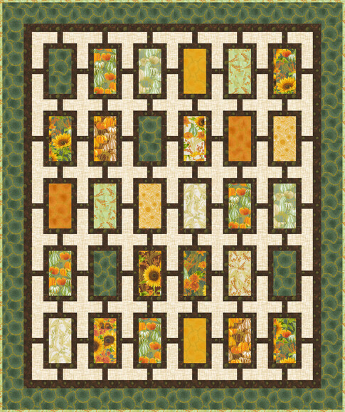 Free Pattern Download | Garden Tiles by Ariga Wilson for Autumn Fields ...