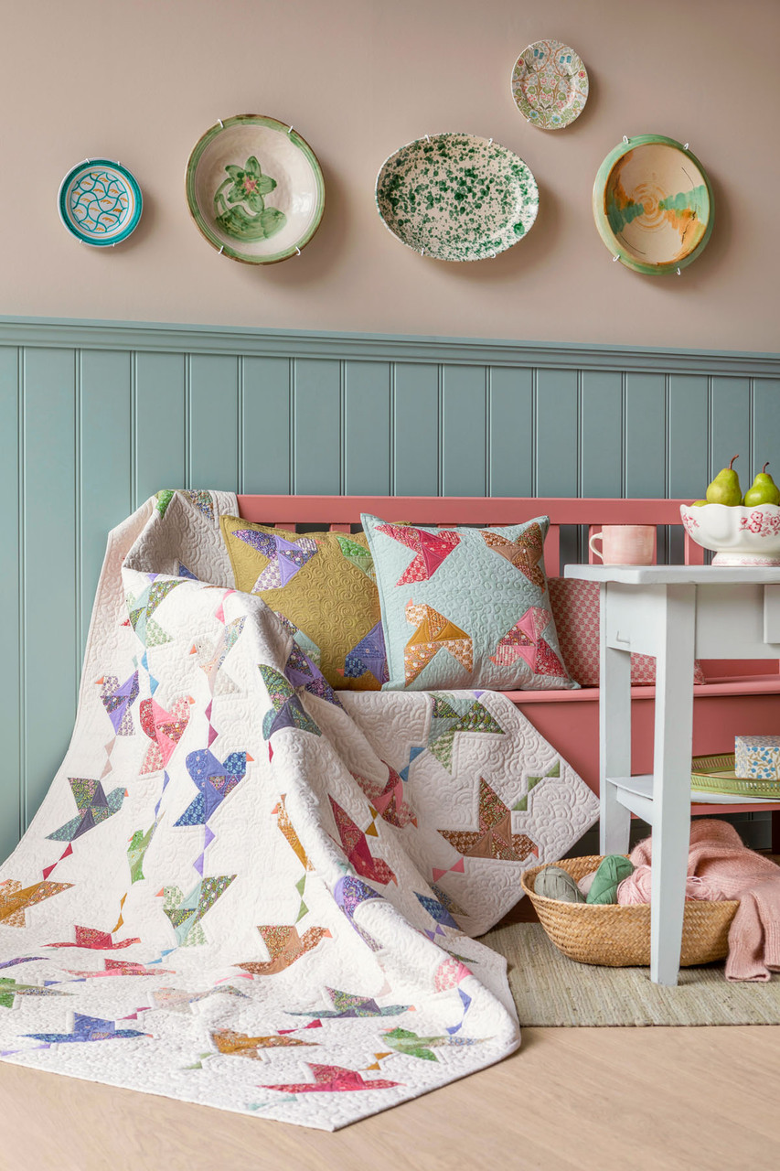 Tilda Sanctuary Free Pattern Download - Paperbird Quilt - Seams