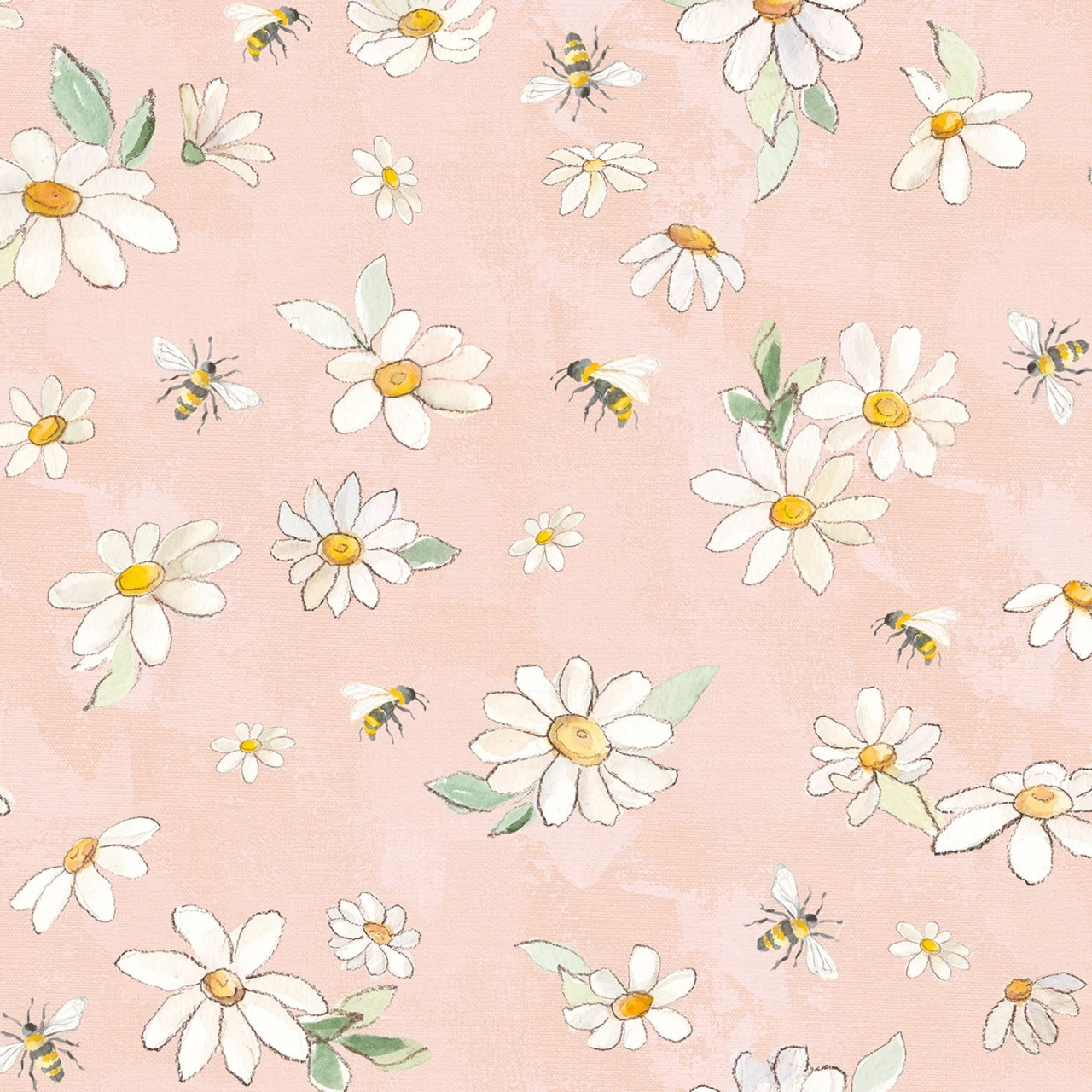 Daisy3様 Clothworks Daisy Field Y4395-38 Light Coral Daisy Field Digital