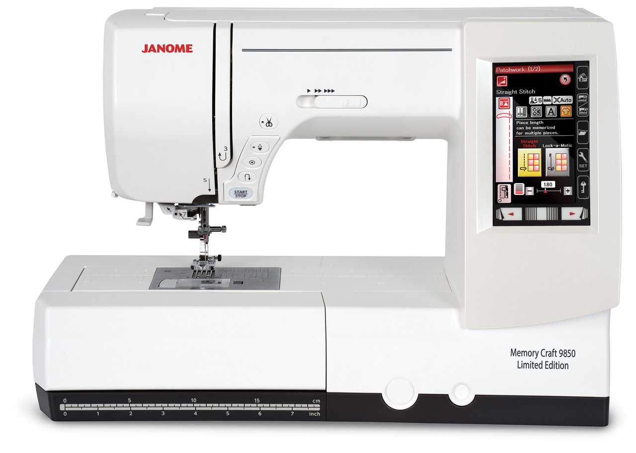 Memory Craft 9850 LE Limited Edition Sewing + Embroidery Machine