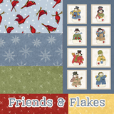 Friends & Flakes by Marcus Fabrics