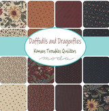 Daffodils & Dragonflies - Kansas Troubles Quilters