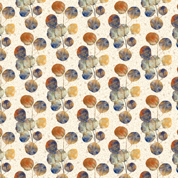 QT Fabrics - A Flutter of Leaves 29122-E Set of Leaves | Per Half Yard