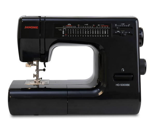 Janome HD5000BE Black Edition Heavy Duty Sewing Machine
