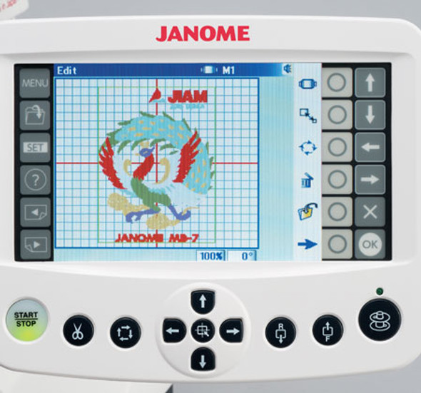 Janome MB-7 Seven Needle Embroidery Machine