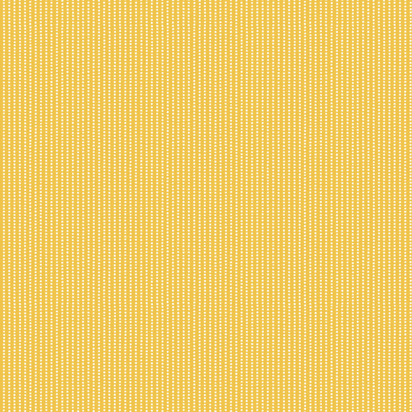 Maywood Vintage Flora by Kimberbell 10334-S Yellow Perforated Stripe | Per Half Yard