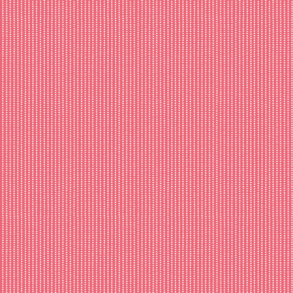Maywood Vintage Flora by Kimberbell 10336-P Pink Perforated Stripe | Per Half Yard