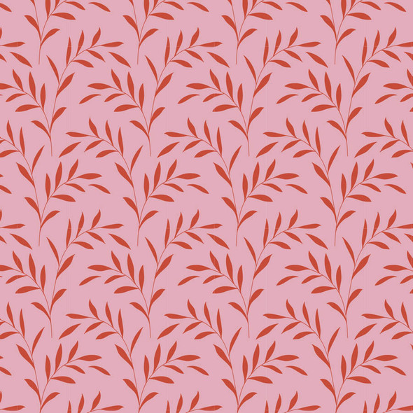 Tilda Hibernation Blender 110087 Olivebranch Blush | Priced per Half Yard