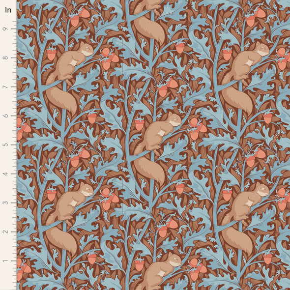 Tilda Hibernation 100535 Squirreldreams Hazel | Priced per Half Yard