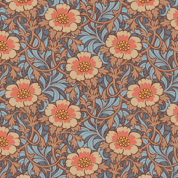 Tilda Hibernation 100532 Winterrose Hazel | Priced per Half Yard