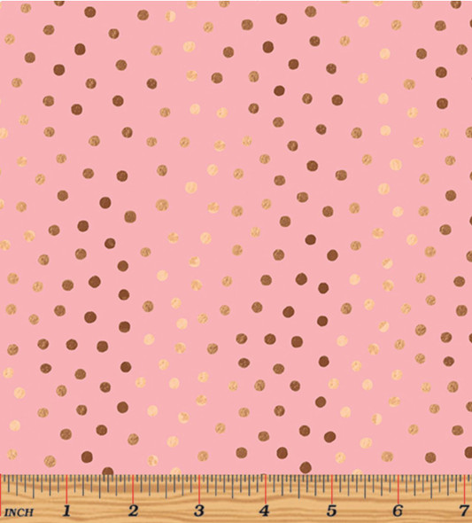 Benartex Tutu Cute Dots Pink 14139-21 | Per Half Yard