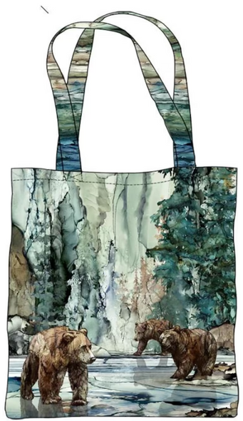 Northcott Northern Peaks DP25176-74 Tote Bag Panel 24"x43"