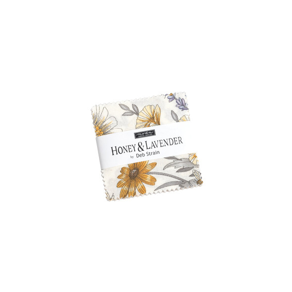 Moda Honey & Lavender 56080MC MINI CHARM PACK - pack of 42 squares 2.5 in