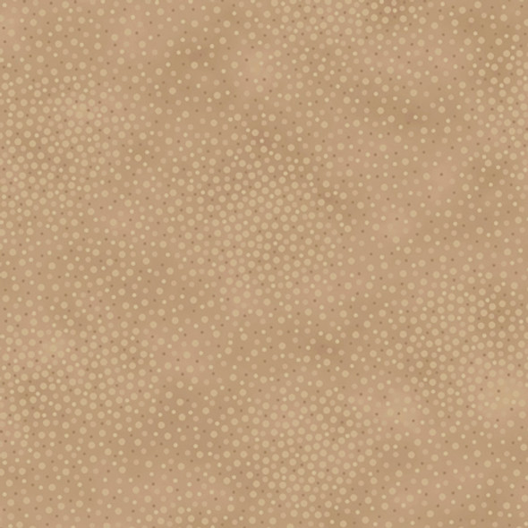 QT Fabrics Spotsy Dot Blender 29912-EK Light Brown | Per Half-Yard