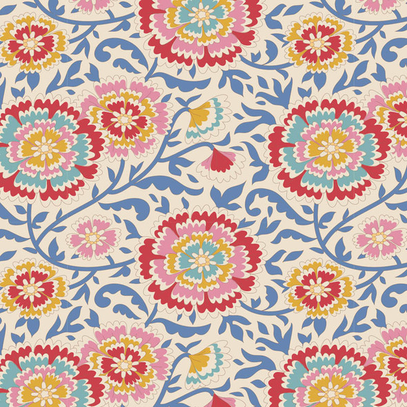 Tilda Jubilee 25th Anniversary - Elodie Blue | Priced per Half Yard