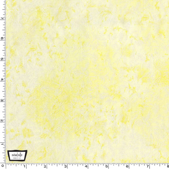 Michael Miller Fairy Frost Pearlized Metallic Butter Yellow | Per Half Yard