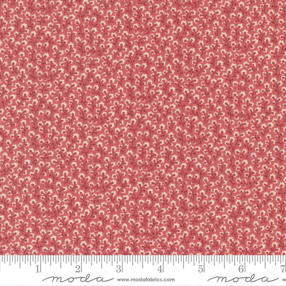 Moda French General Antoinette 13956 17 Faded Red Dauphine Blenders| Per Half Yard