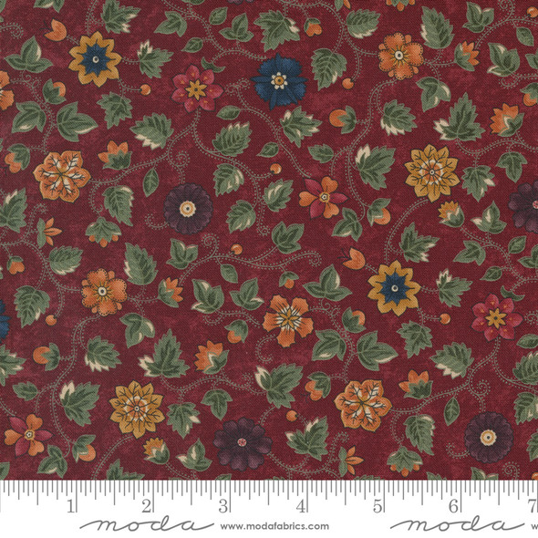 Moda Kansas Troubles Chickadee Landing 9740 13 Poppy Floral | Per Half Yard