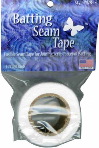 Fusible Batting Seam Tape - Splendid Seam Tape  1-1/2 in x 10yds White