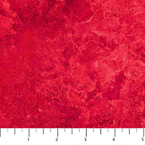 Northcott Stonehenge Basics | 39302-240 Hot Romance Red Mottled Tonal | Per Half Yard