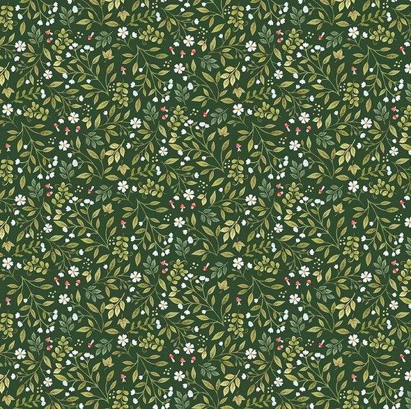 Northcott Woodland Babes Mini Flower Toss DP27172-78 | Per Half Yard