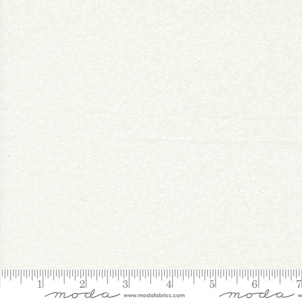 Moda 3 Sisters Favorites Vintage Linens 44363-11 Cream Poetic Vines Blender Tonal | Per Half Yard