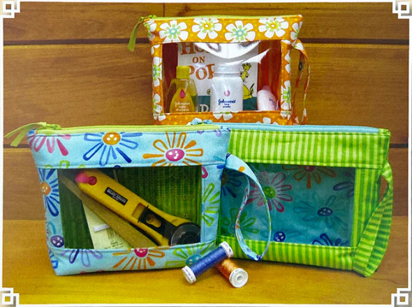 Class: What's In Your Bag? Zip Bag with Vinyl Window | Saturday August 23 | 10:00am - 1:30pm Class: What's In Your Bag? Zip Bag with Vinyl Window | Saturday August 23 | 10:00am - 1:30pm