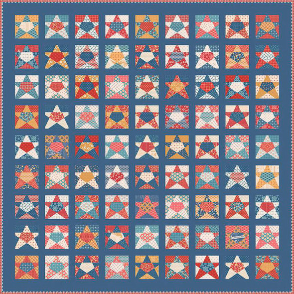 Lori Holt 10" Star Quilt Paper ST-40884 from Riley Blake Lori Holt 10" Star Quilt Paper ST-40884 from Riley Blake