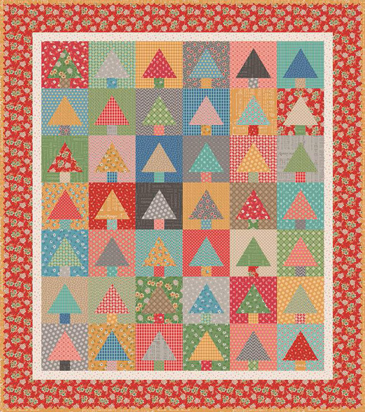 Lori Holt 10" Tree Quilt Paper ST-36019 from Riley Blake Lori Holt 10" Tree Quilt Paper ST-36019 from Riley Blake
