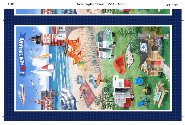 Preorder: 2025 All New England Shop Hop Fabric - New England PANEL Multi 1511-999 measures 24"x44" Preorder: 2025 All New England Shop Hop Fabric - New England PANEL Multi 1511-999 measures 24"x44"